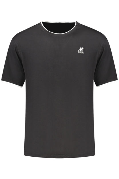 US GRAND MEN'S BLACK SHORT-SLEEVE T-SHIRT