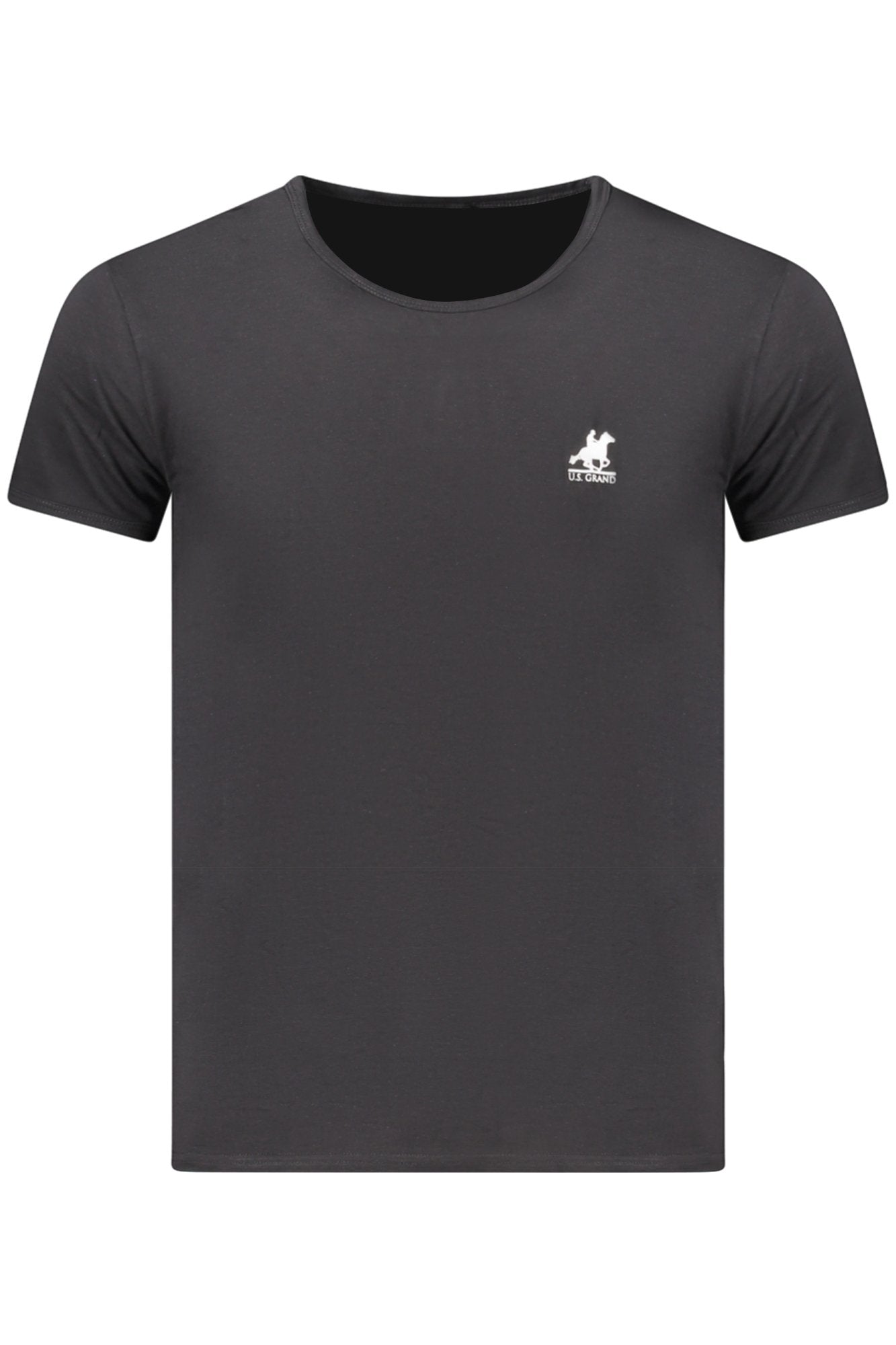 US GRAND MEN'S BLACK SHORT-SLEEVE T-SHIRT