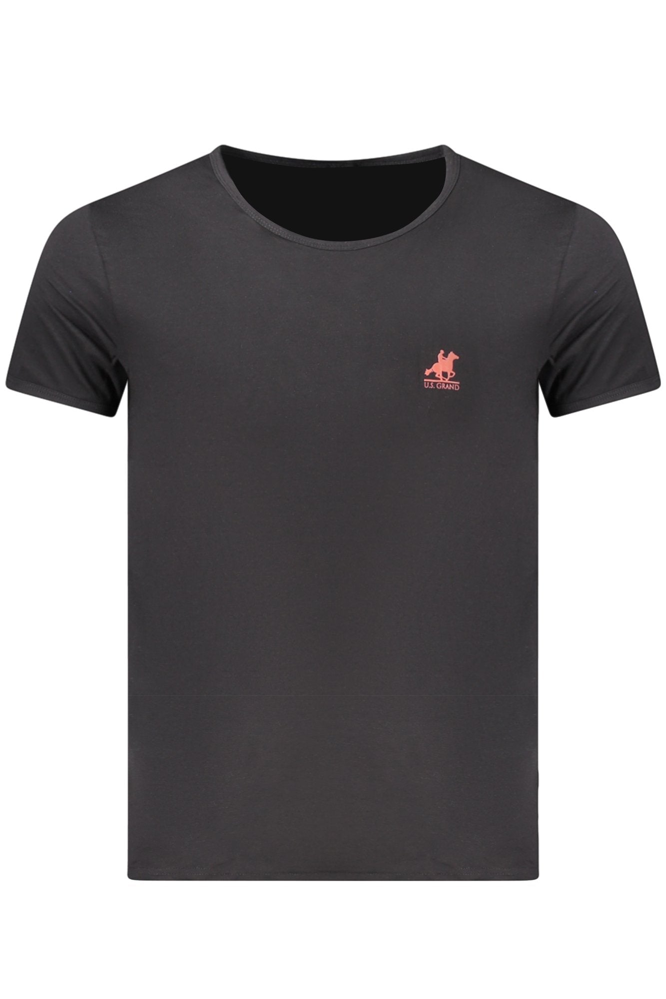 US GRAND MEN'S BLACK SHORT-SLEEVE T-SHIRT
