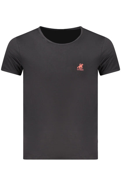 US GRAND MEN'S BLACK SHORT-SLEEVE T-SHIRT