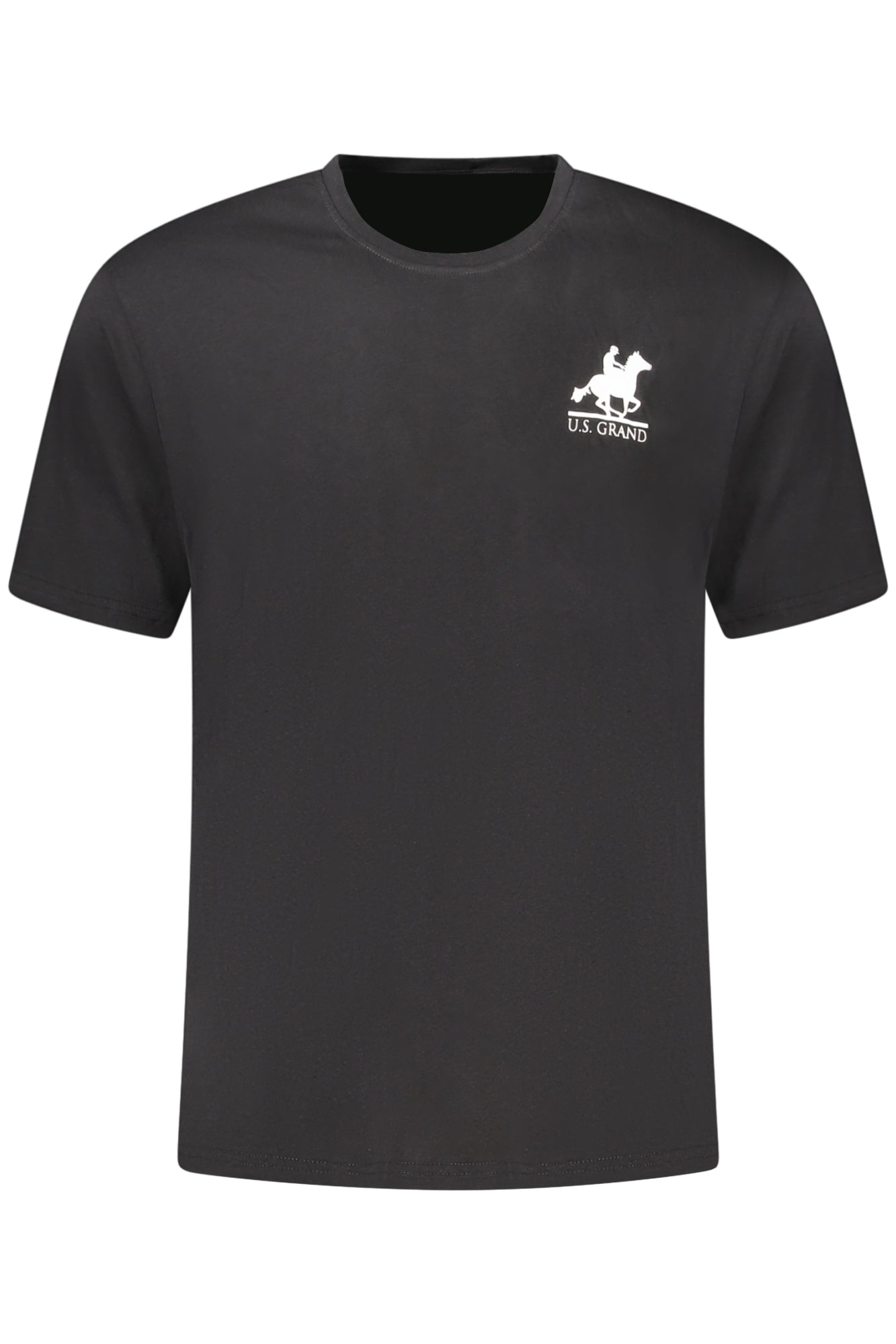 US GRAND MEN'S BLACK SHORT-SLEEVE T-SHIRT