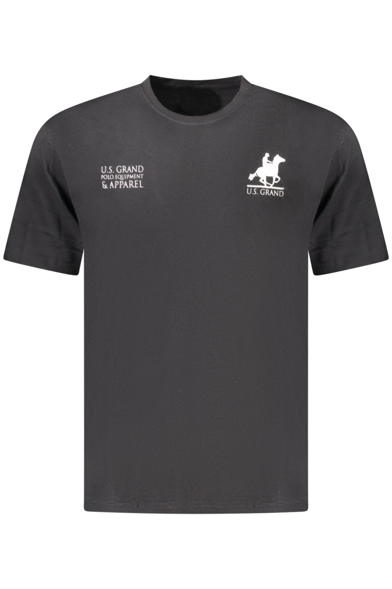 US GRAND MEN'S BLACK SHORT-SLEEVE T-SHIRT