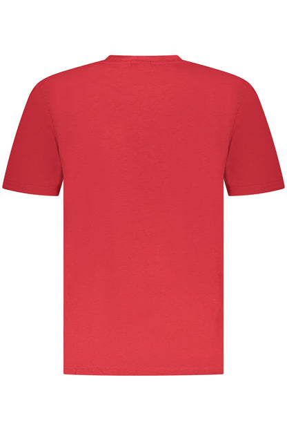 US GRAND MEN'S SHORT-SLEEVED RED T-SHIRT