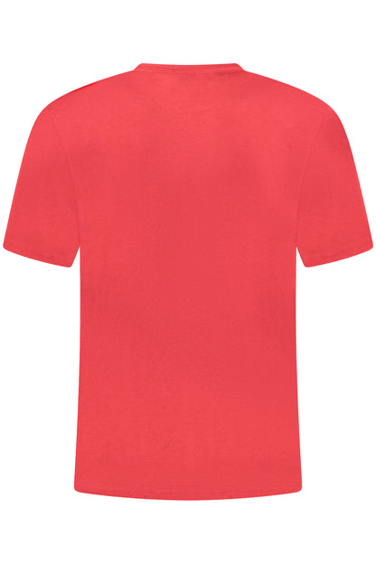 US GRAND MEN'S SHORT-SLEEVED RED T-SHIRT