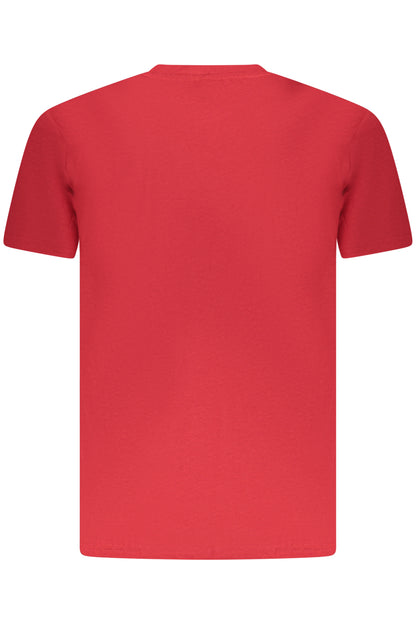 US GRAND MEN'S SHORT-SLEEVED RED T-SHIRT