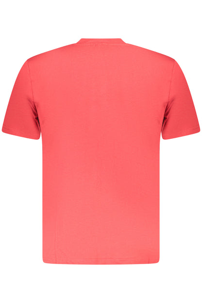 US GRAND MEN'S SHORT-SLEEVED RED T-SHIRT