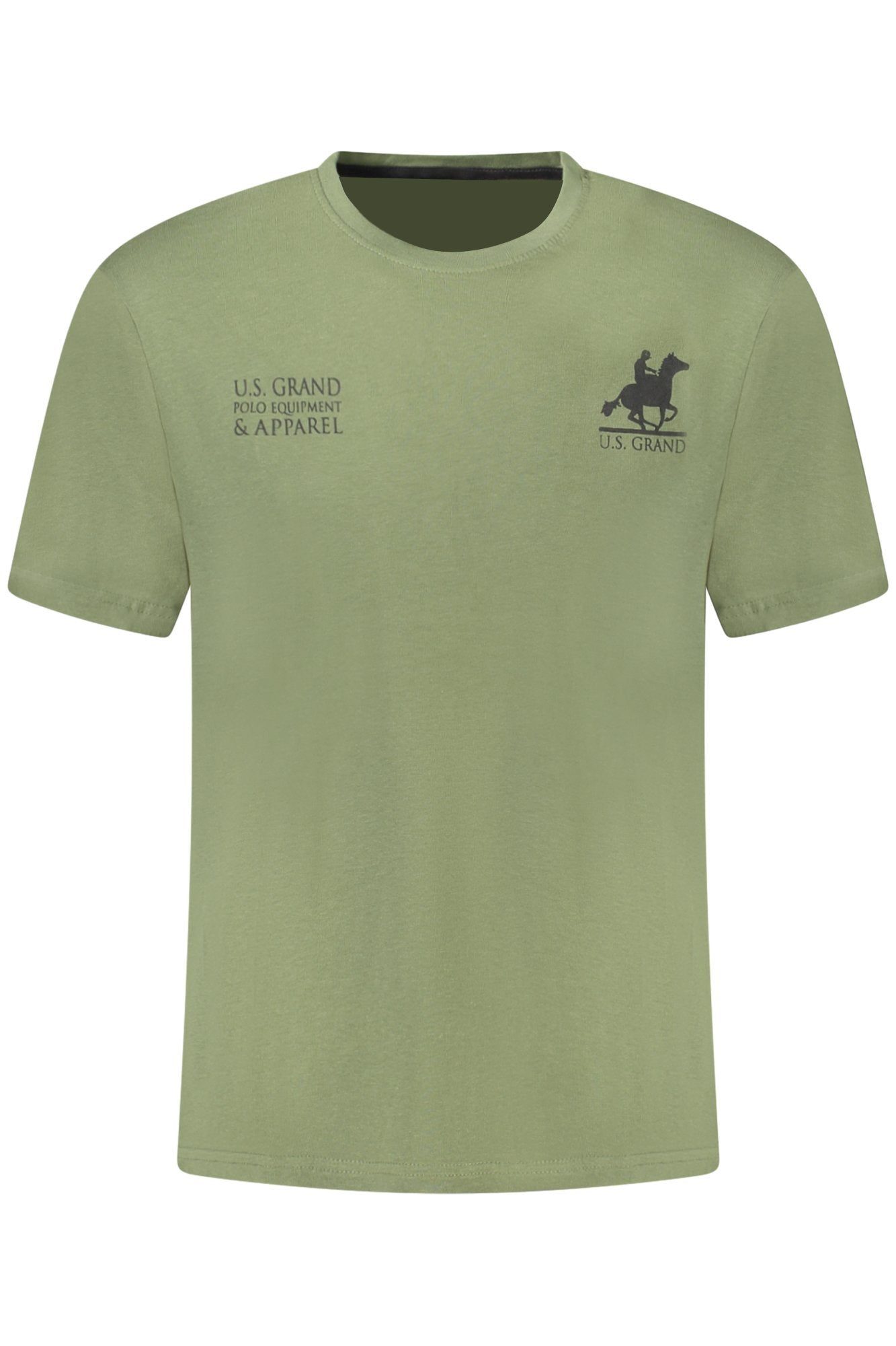 US GRAND MEN'S SHORT-SLEEVED GREEN T-SHIRT