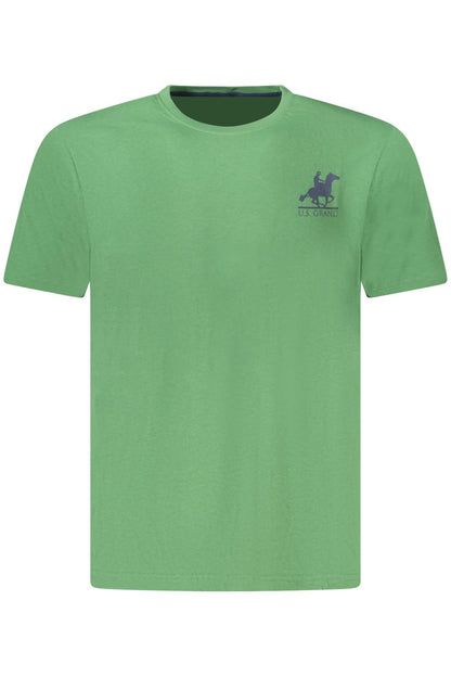US GRAND MEN'S SHORT-SLEEVED GREEN T-SHIRT