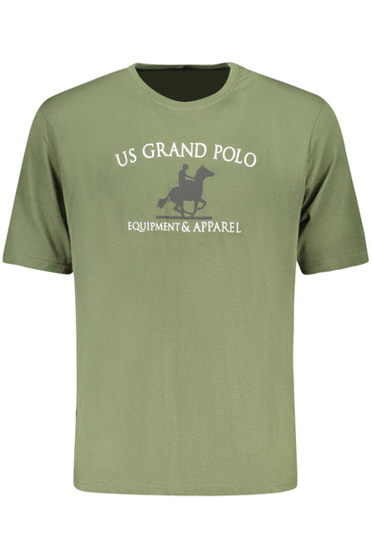 US GRAND MEN'S SHORT-SLEEVED GREEN T-SHIRT