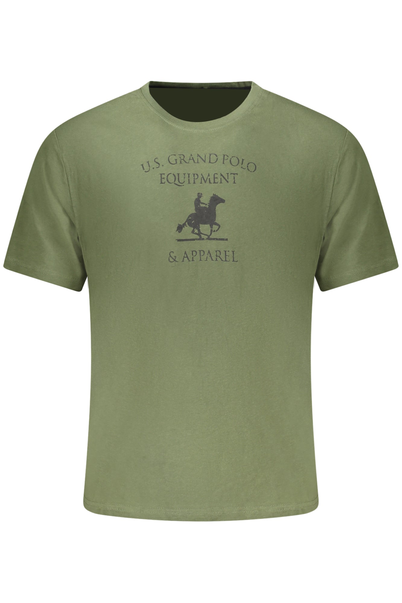 US GRAND MEN'S SHORT-SLEEVED GREEN T-SHIRT