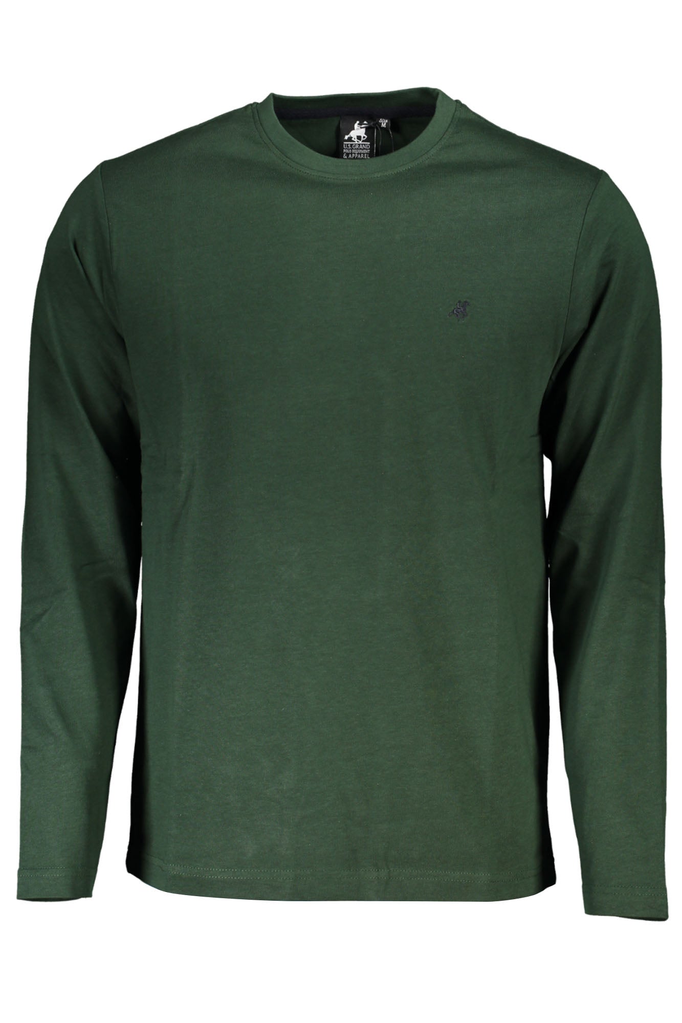 US GRAND MEN'S LONG-SLEEVED GREEN T-SHIRT
