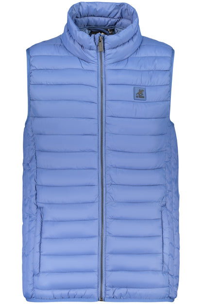 US GRAND MEN'S BLUE SLEEVELESS JACKET