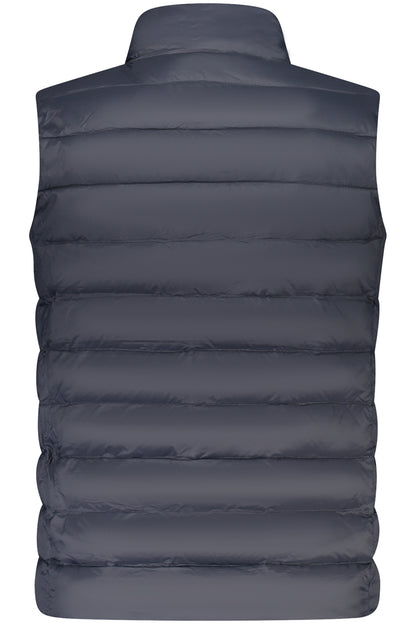 US GRAND MEN'S BLUE SLEEVELESS JACKET