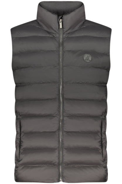 US GRAND MEN'S BLACK SLEEVELESS JACKET