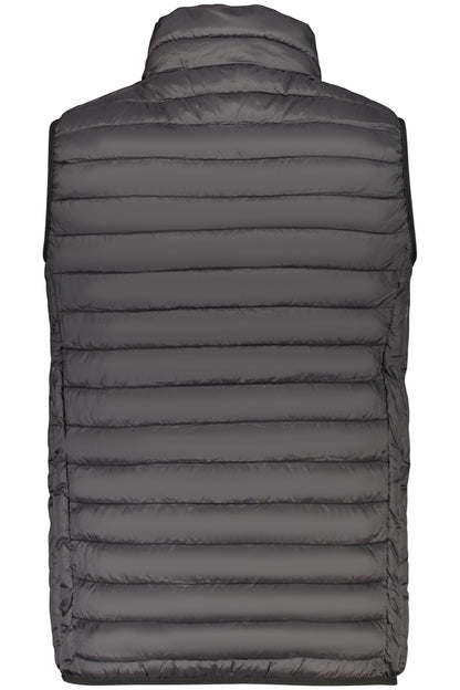 US GRAND MEN'S BLACK SLEEVELESS JACKET
