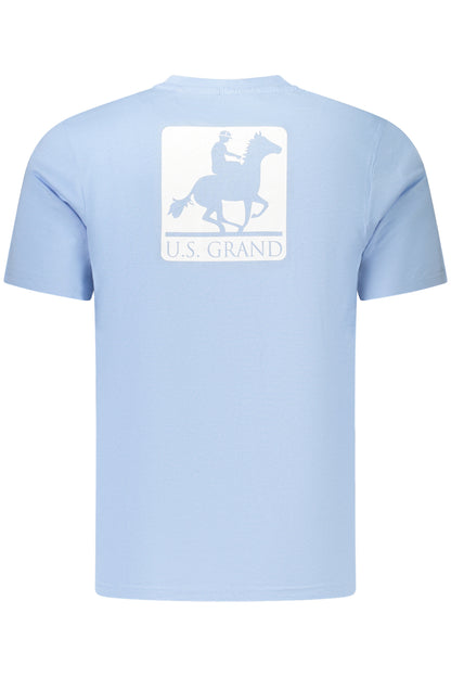 US GRAND MEN'S SHORT-SLEEVE T-SHIRT, BLUE