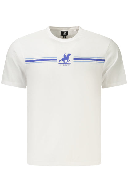 US GRAND MEN'S SHORT-SLEEVE T-SHIRT WHITE
