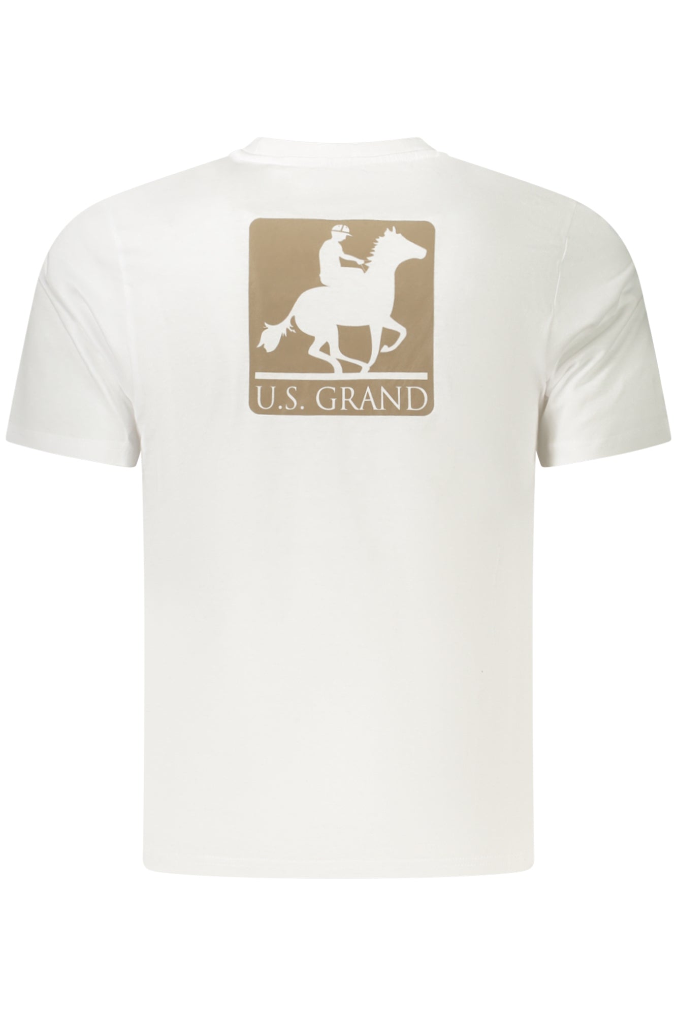 US GRAND MEN'S SHORT-SLEEVE T-SHIRT WHITE