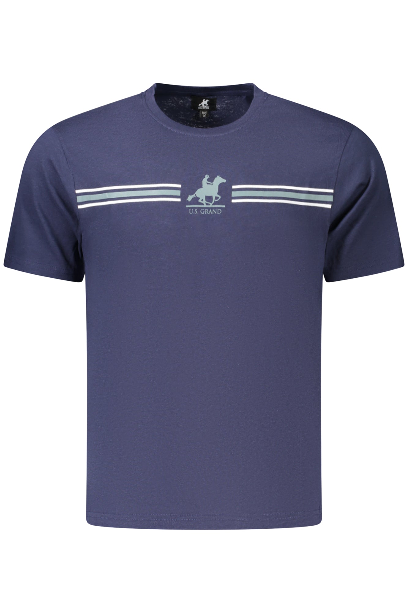 US GRAND MEN'S SHORT-SLEEVE T-SHIRT BLUE