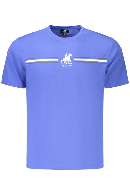 US GRAND MEN'S SHORT-SLEEVE T-SHIRT BLUE