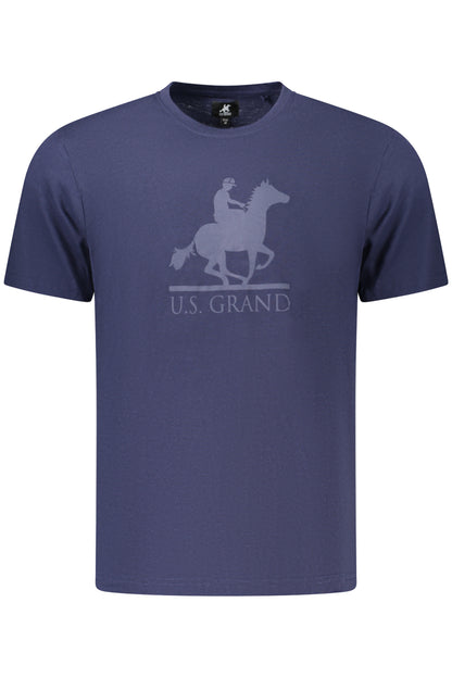 US GRAND MEN'S SHORT-SLEEVE T-SHIRT BLUE
