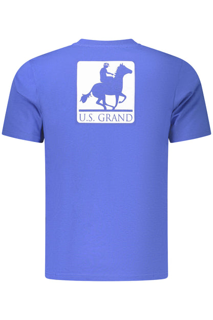 US GRAND MEN'S SHORT-SLEEVE T-SHIRT BLUE