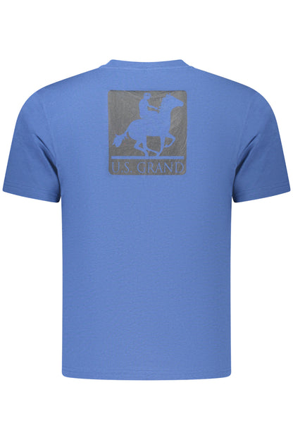 US GRAND MEN'S SHORT-SLEEVE T-SHIRT BLUE