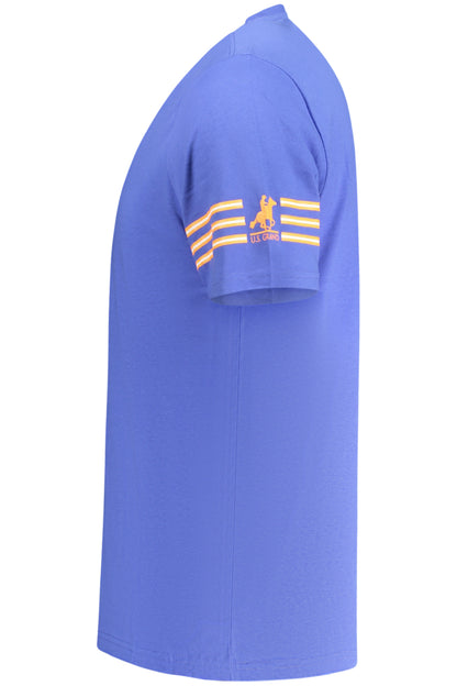 US GRAND MEN'S SHORT-SLEEVE T-SHIRT BLUE