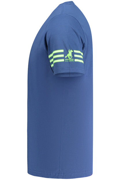 US GRAND MEN'S SHORT-SLEEVE T-SHIRT BLUE