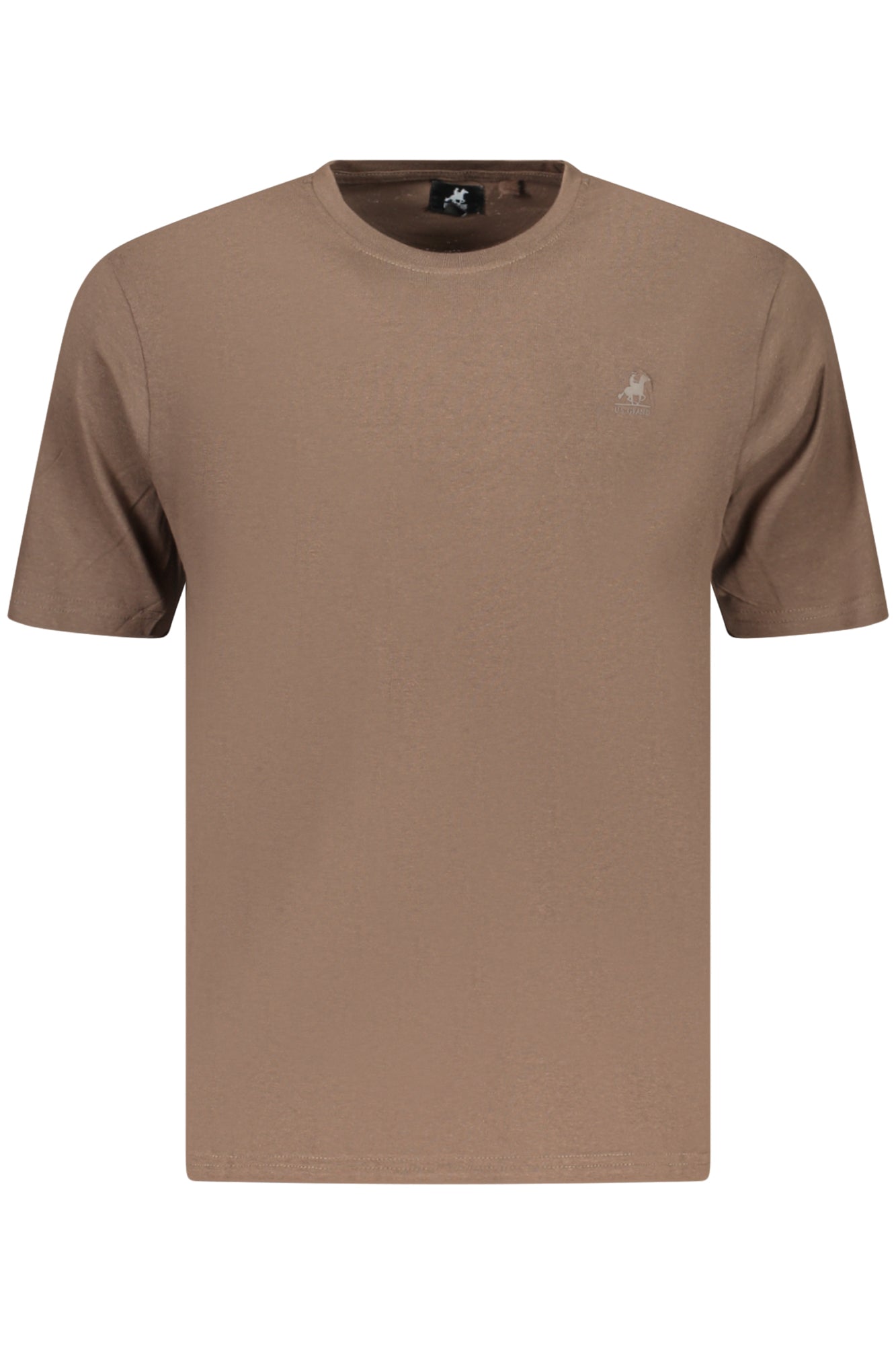US GRAND MEN'S SHORT-SLEEVE T-SHIRT BROWN