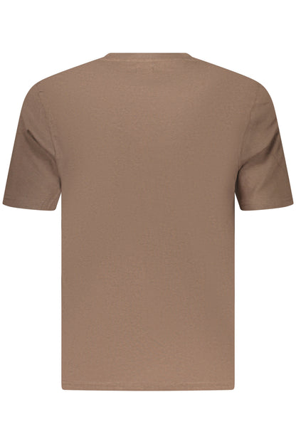 US GRAND MEN'S SHORT-SLEEVE T-SHIRT BROWN