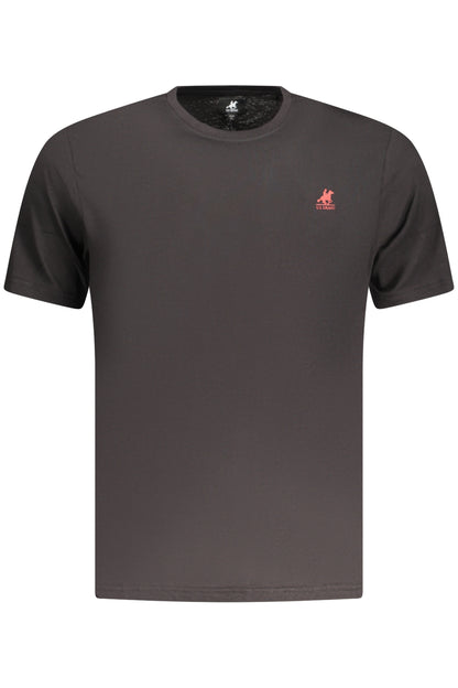 US GRAND MEN'S BLACK SHORT-SLEEVE T-SHIRT