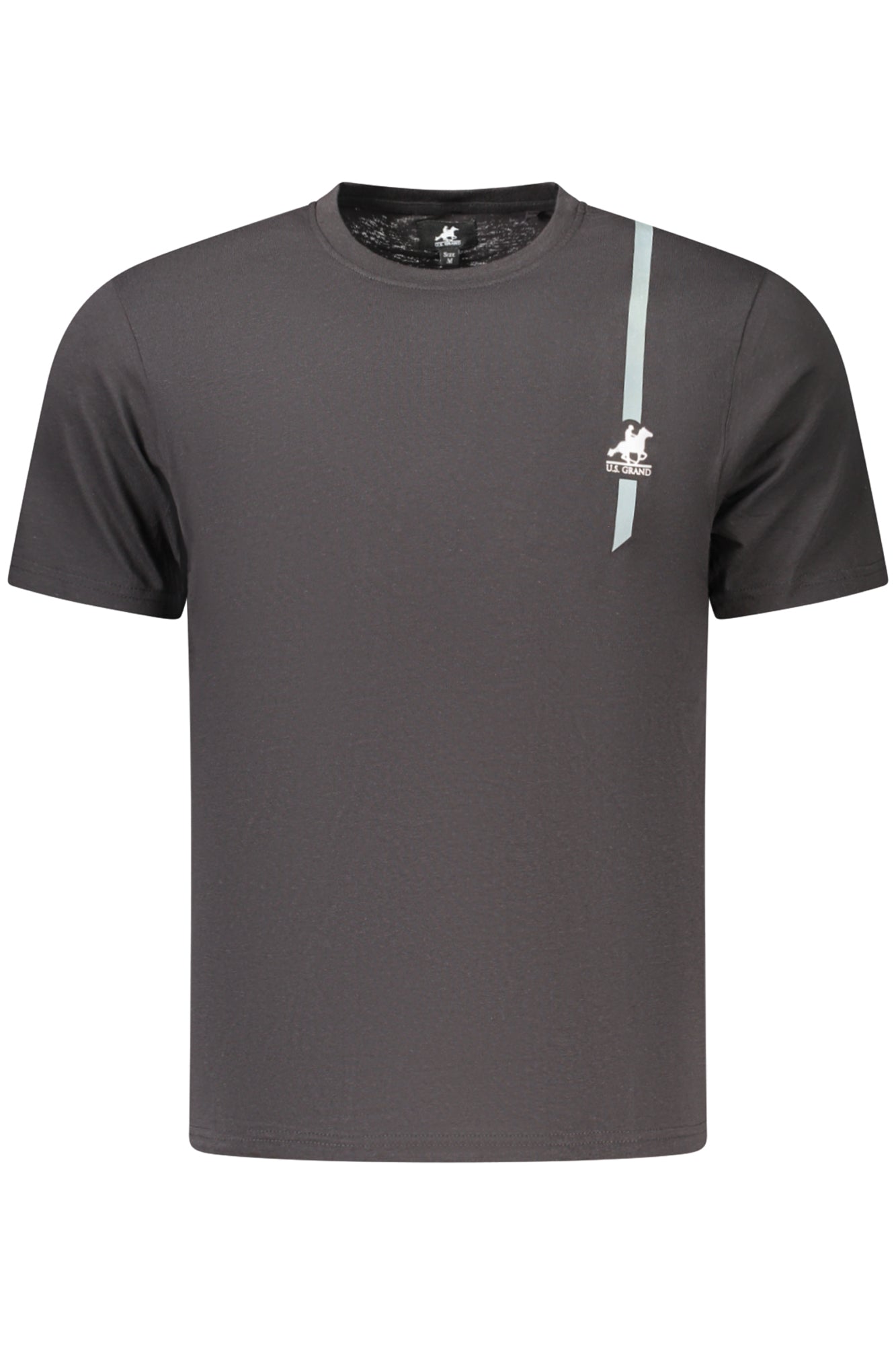 US GRAND MEN'S BLACK SHORT-SLEEVE T-SHIRT