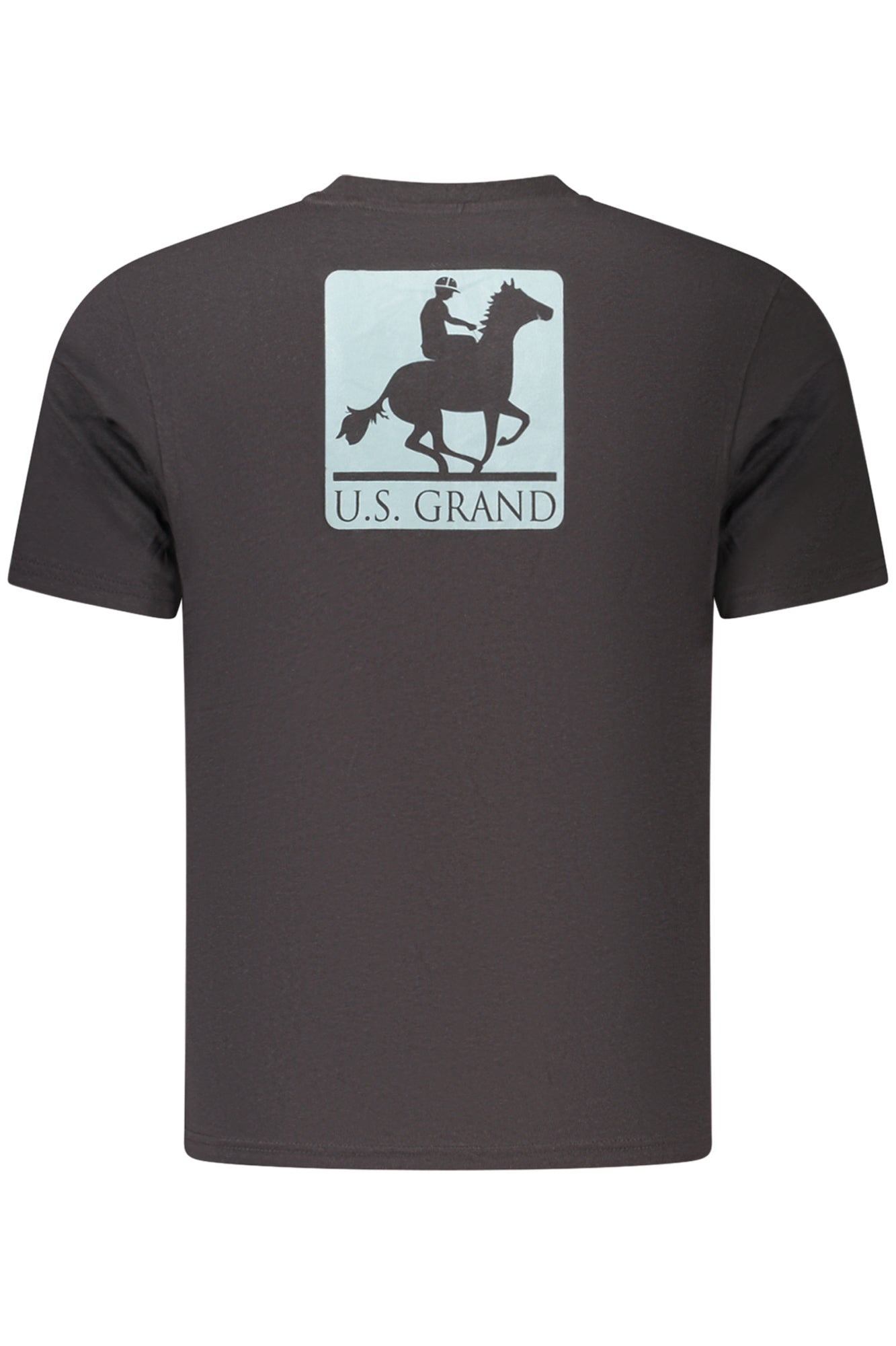 US GRAND MEN'S BLACK SHORT-SLEEVE T-SHIRT