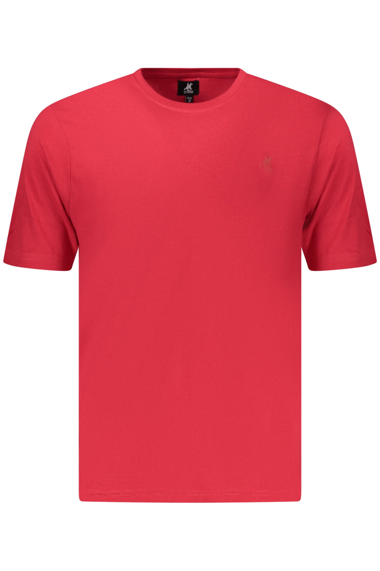 US GRAND MEN'S SHORT-SLEEVED RED T-SHIRT