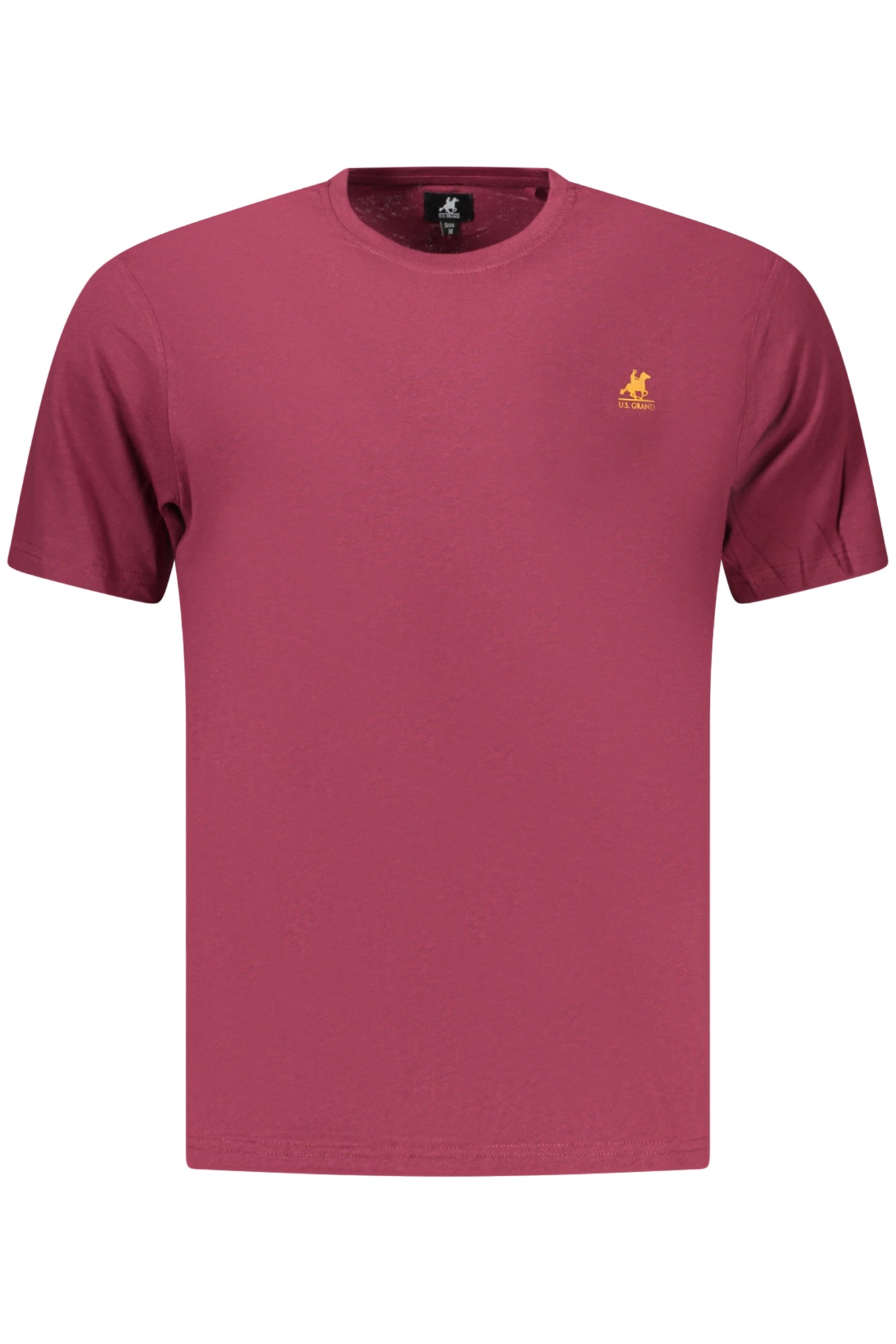 US GRAND MEN'S SHORT-SLEEVED RED T-SHIRT