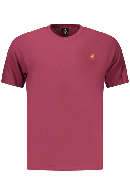 US GRAND MEN'S SHORT-SLEEVED RED T-SHIRT