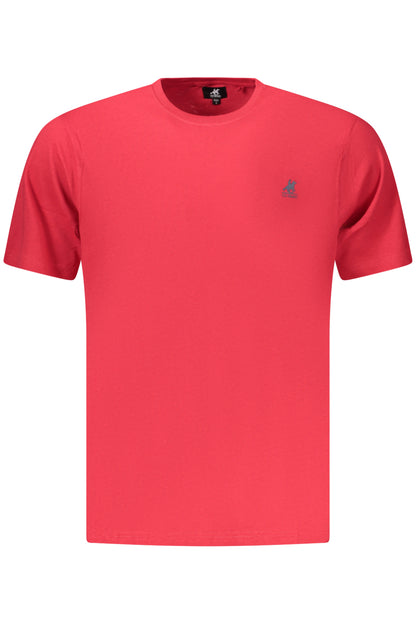 US GRAND MEN'S SHORT-SLEEVED RED T-SHIRT