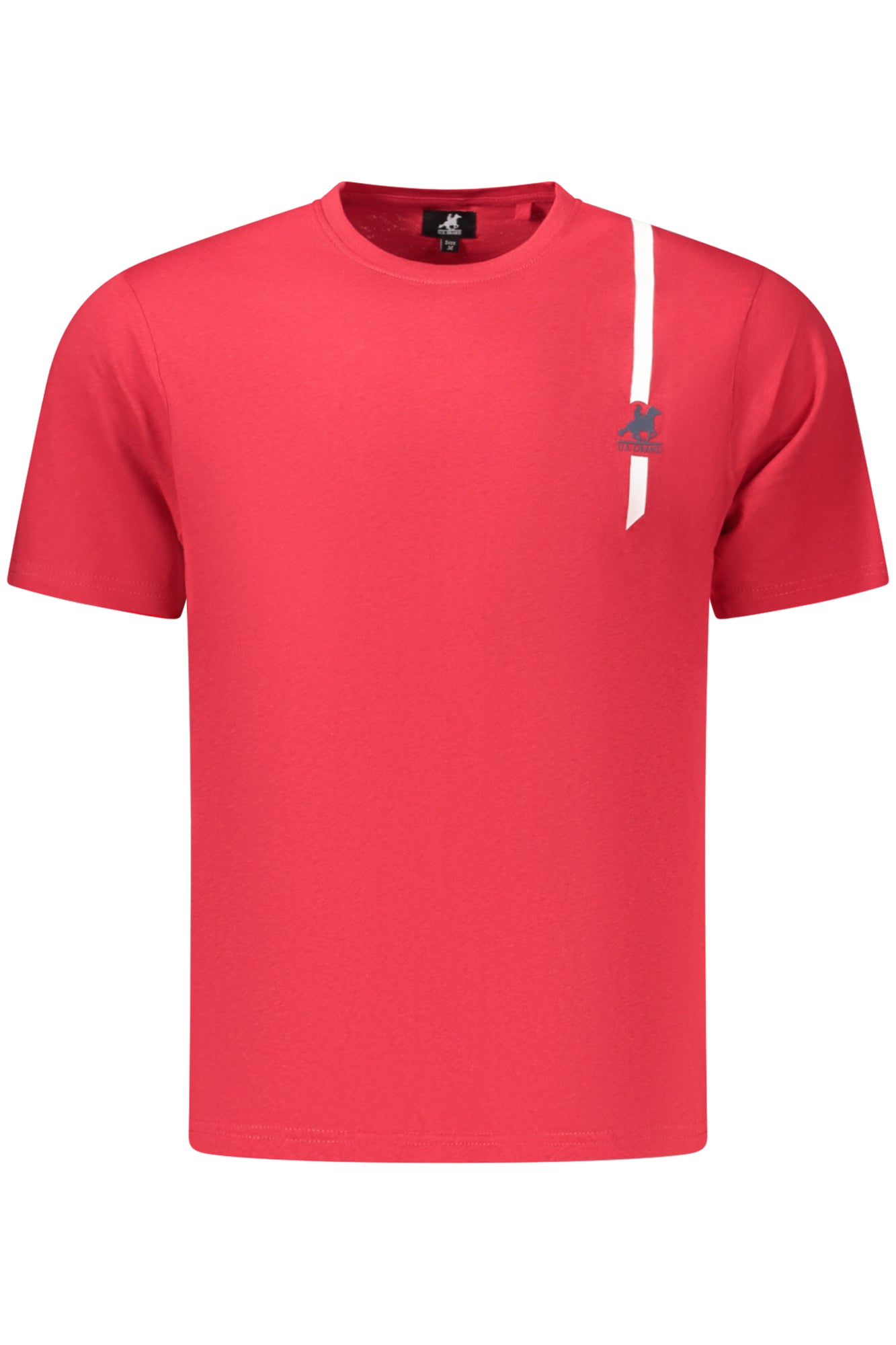 US GRAND MEN'S SHORT-SLEEVED RED T-SHIRT