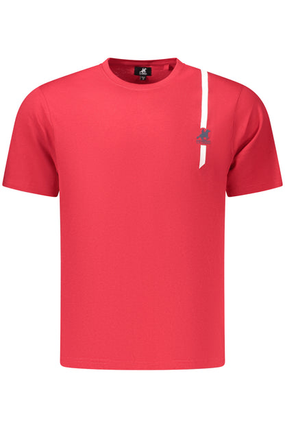 US GRAND MEN'S SHORT-SLEEVED RED T-SHIRT