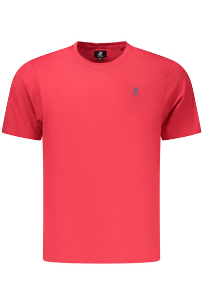 US GRAND MEN'S SHORT-SLEEVED RED T-SHIRT