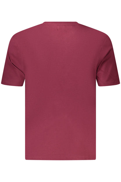 US GRAND MEN'S SHORT-SLEEVED RED T-SHIRT