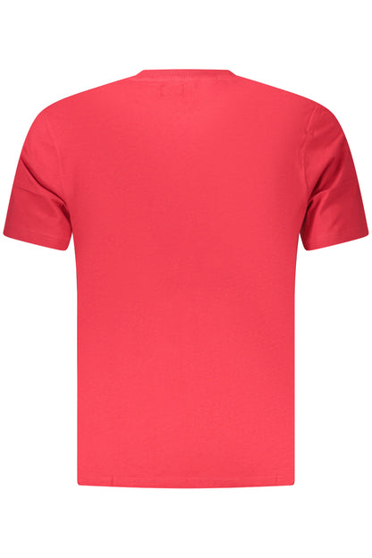 US GRAND MEN'S SHORT-SLEEVED RED T-SHIRT