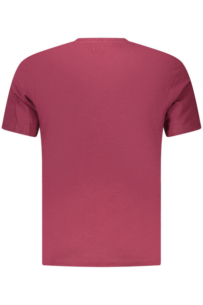 US GRAND MEN'S SHORT-SLEEVED RED T-SHIRT