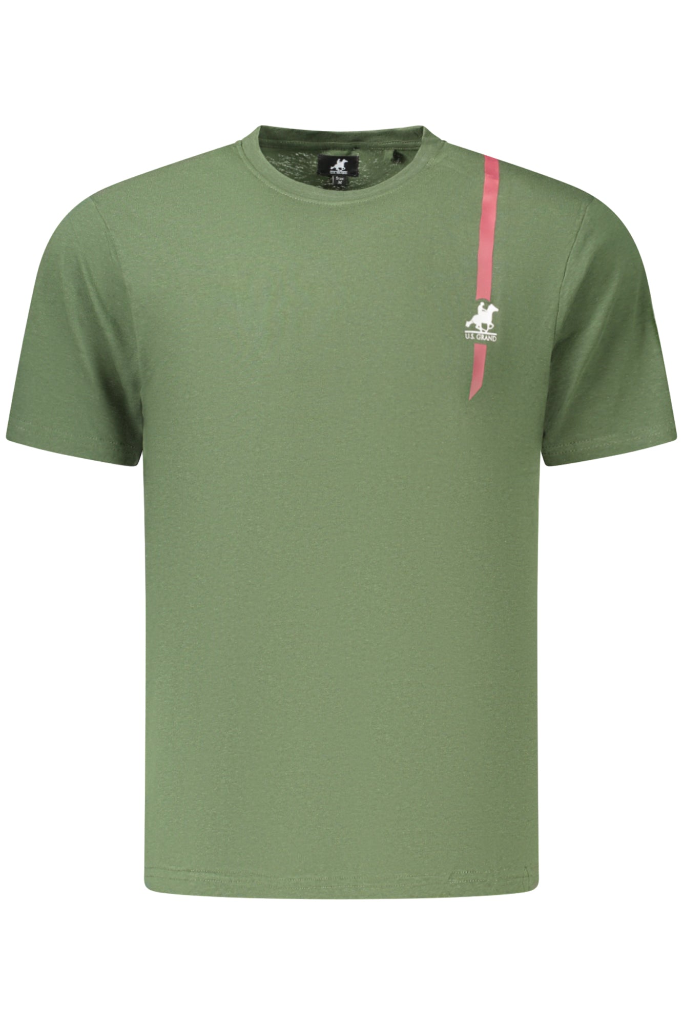 US GRAND MEN'S SHORT-SLEEVED GREEN T-SHIRT