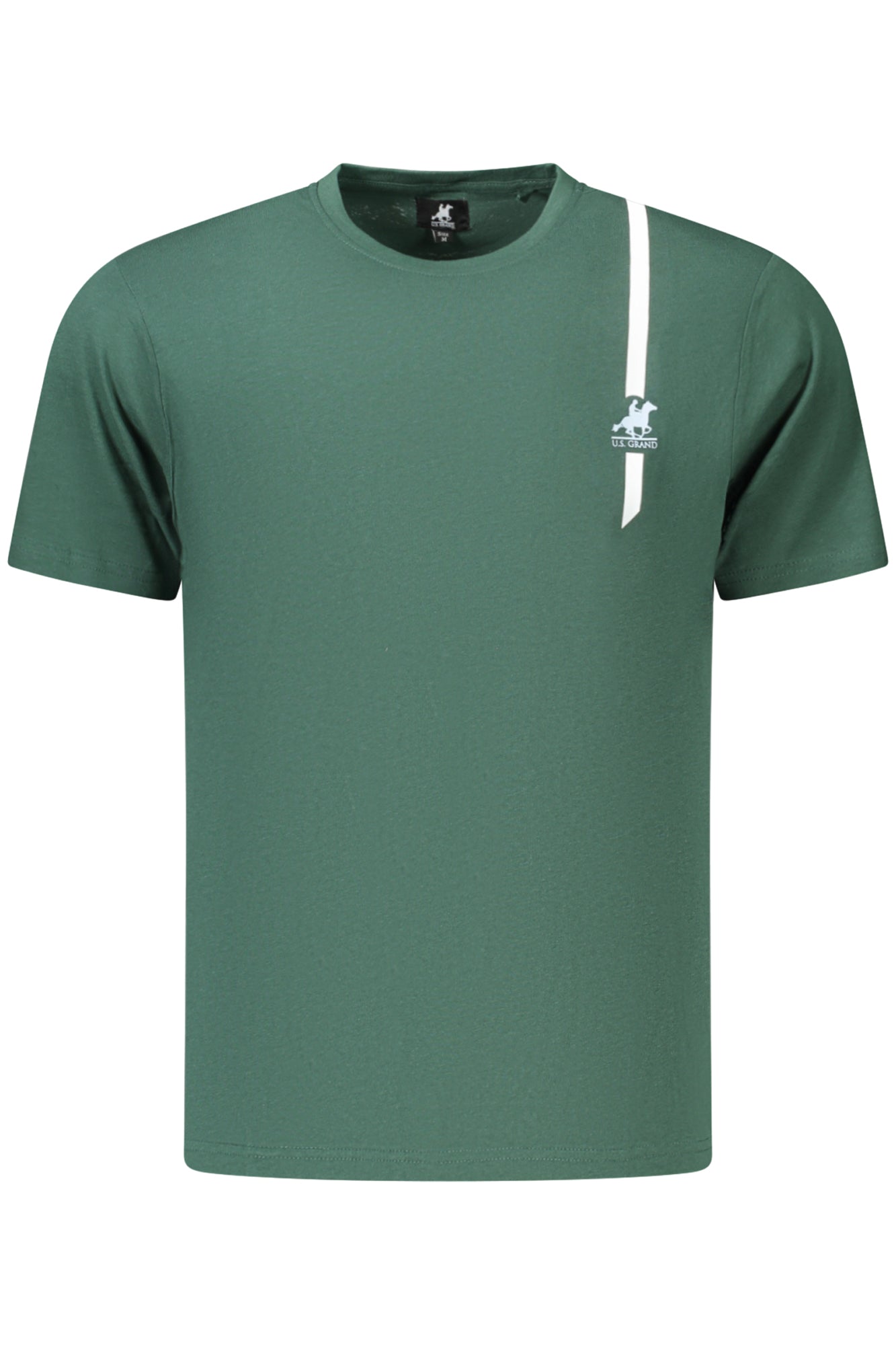 US GRAND MEN'S SHORT-SLEEVED GREEN T-SHIRT