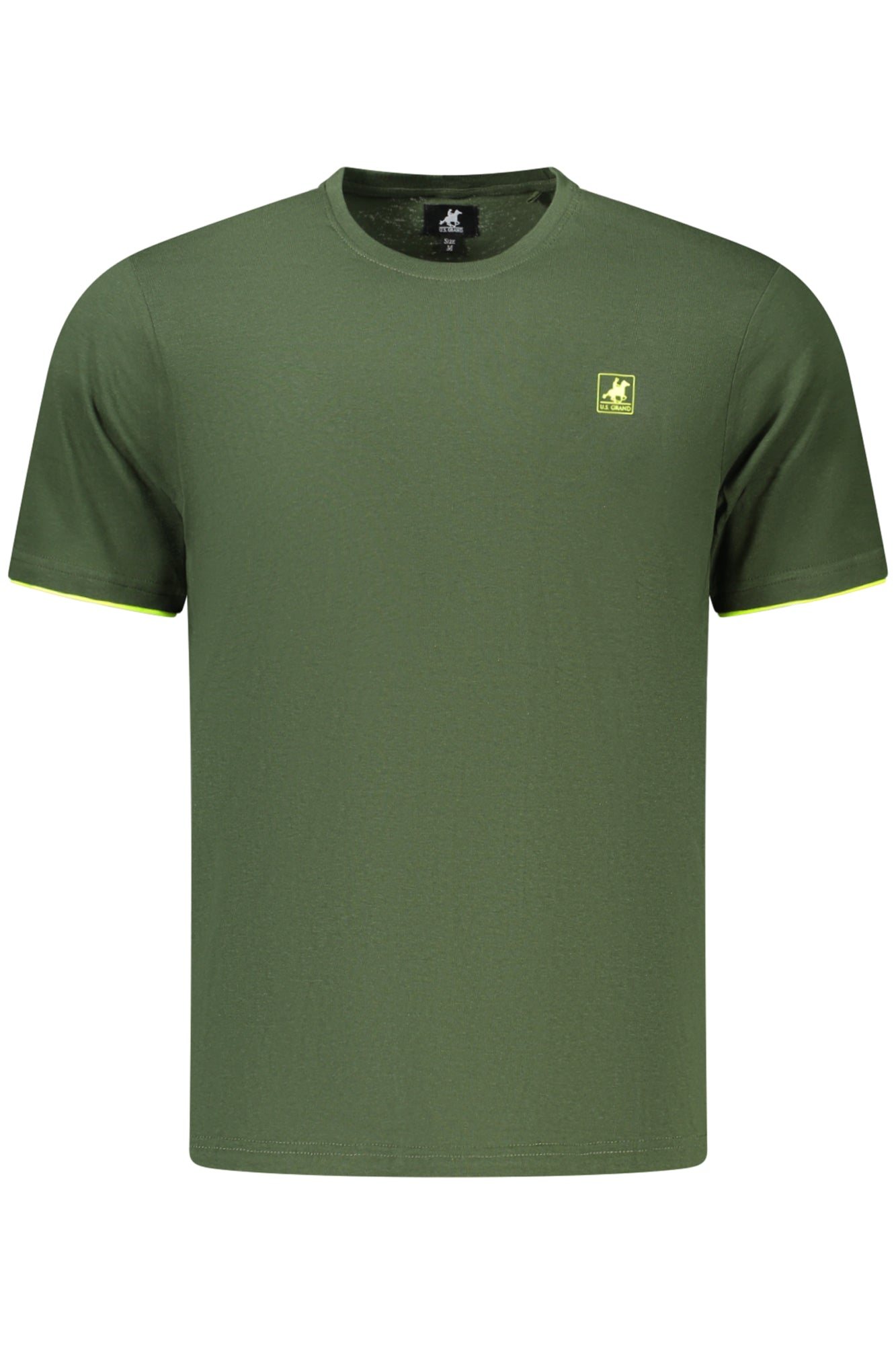 US GRAND MEN'S SHORT-SLEEVED GREEN T-SHIRT
