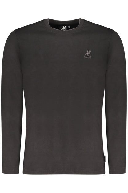 US GRAND MEN'S LONG-SLEEVED BLACK T-SHIRT