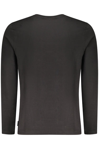 US GRAND MEN'S LONG-SLEEVED BLACK T-SHIRT