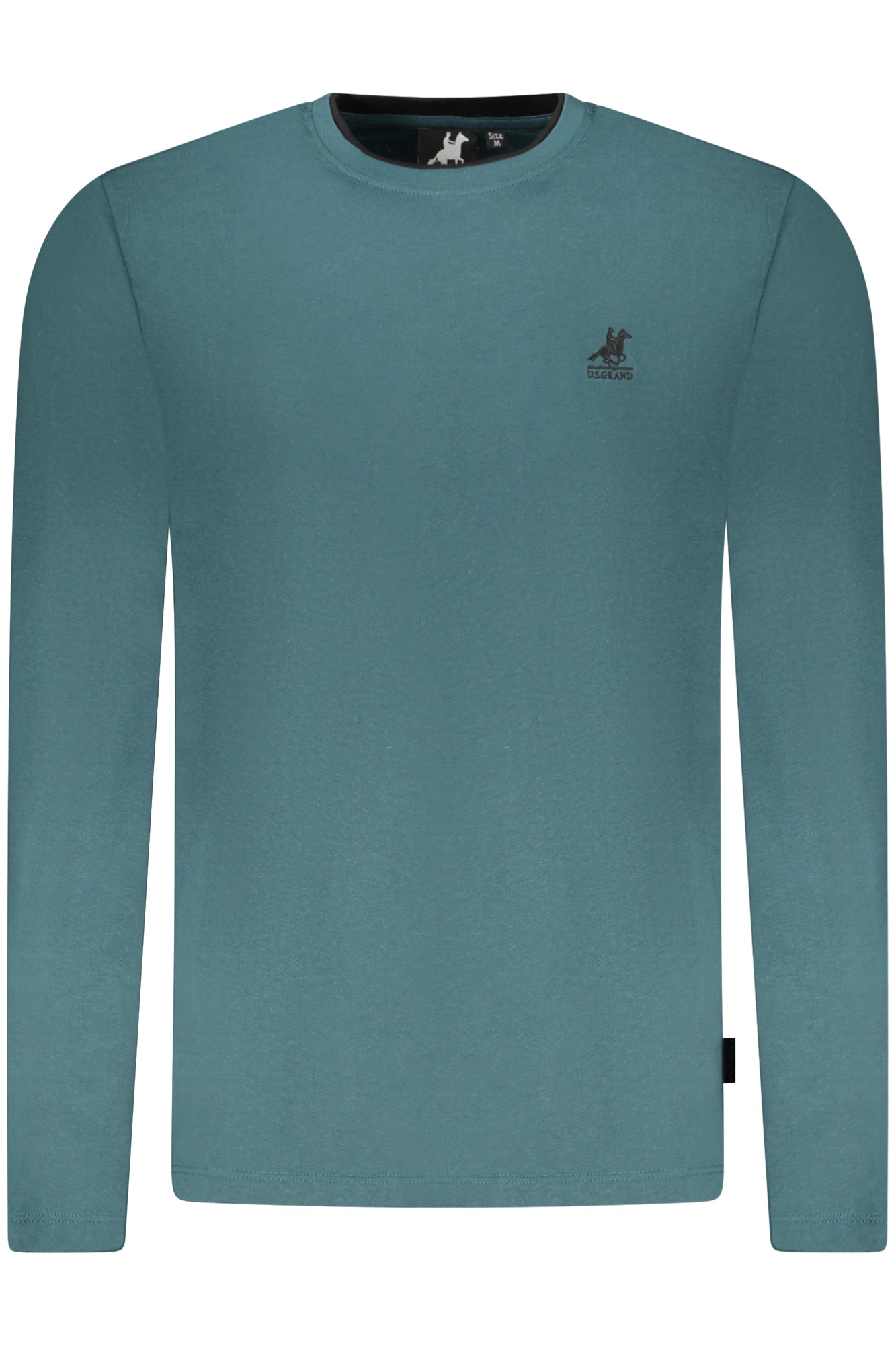 US GRAND MEN'S LONG-SLEEVED GREEN T-SHIRT